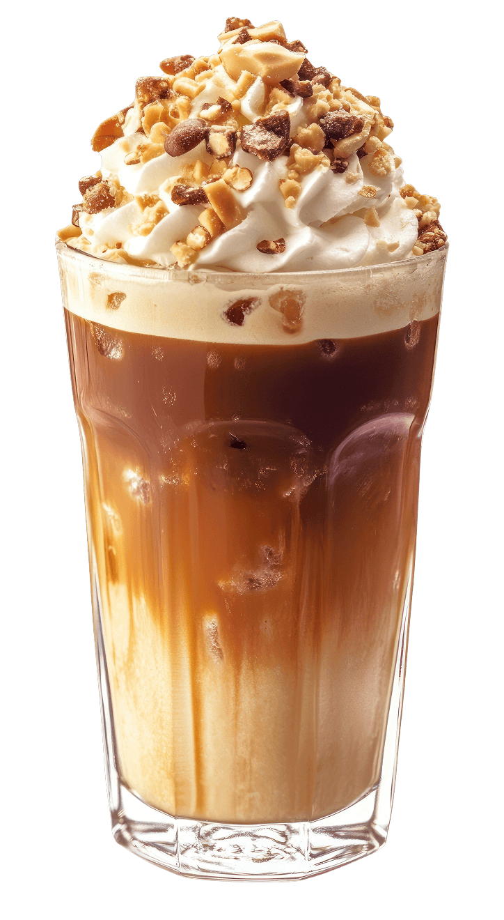 Iced Hazelnut latte